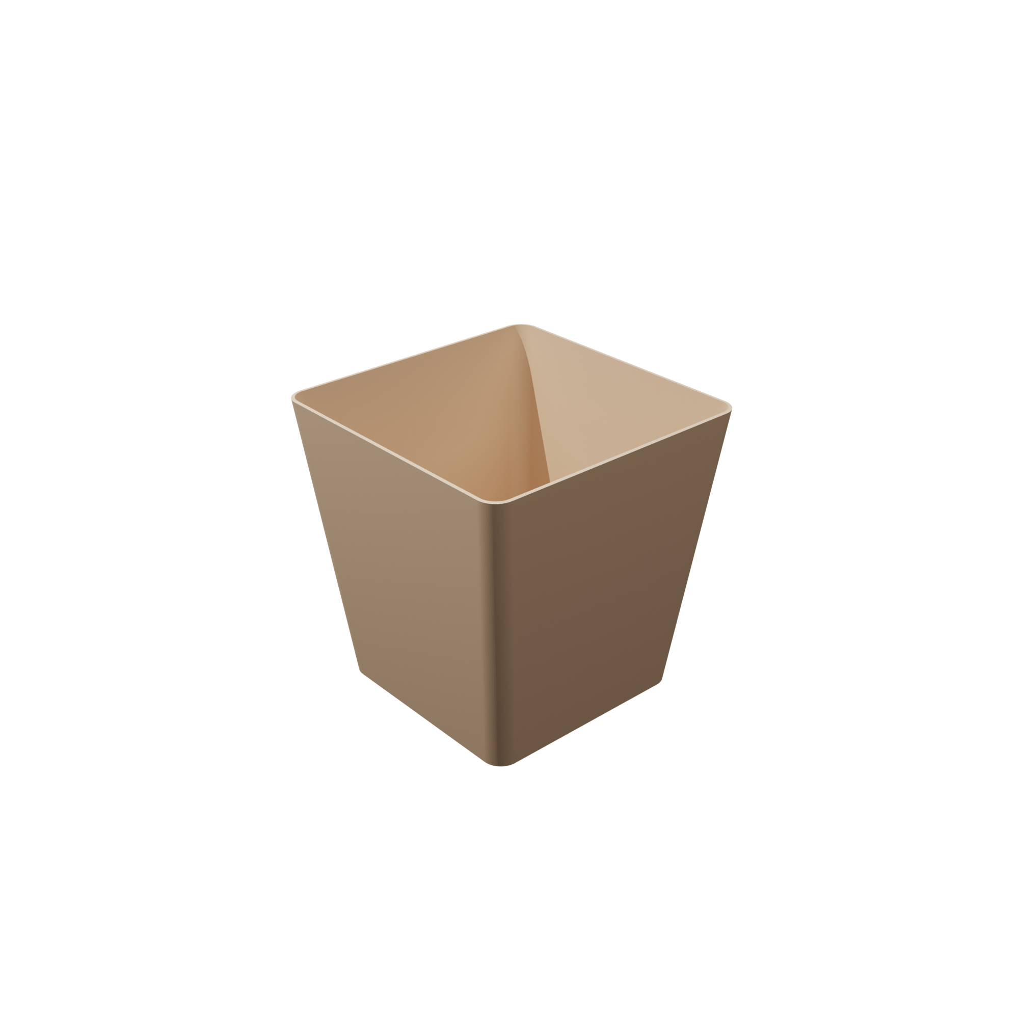 Mini Office Desk Dustbin - Compact 3D-Printed Trash Can