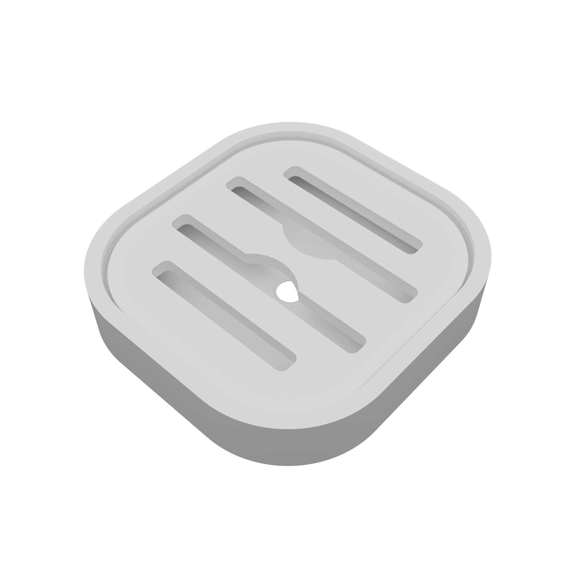 Modern Soap Holder for Bathroom – Self Draining Soap Dish with Removable Tray