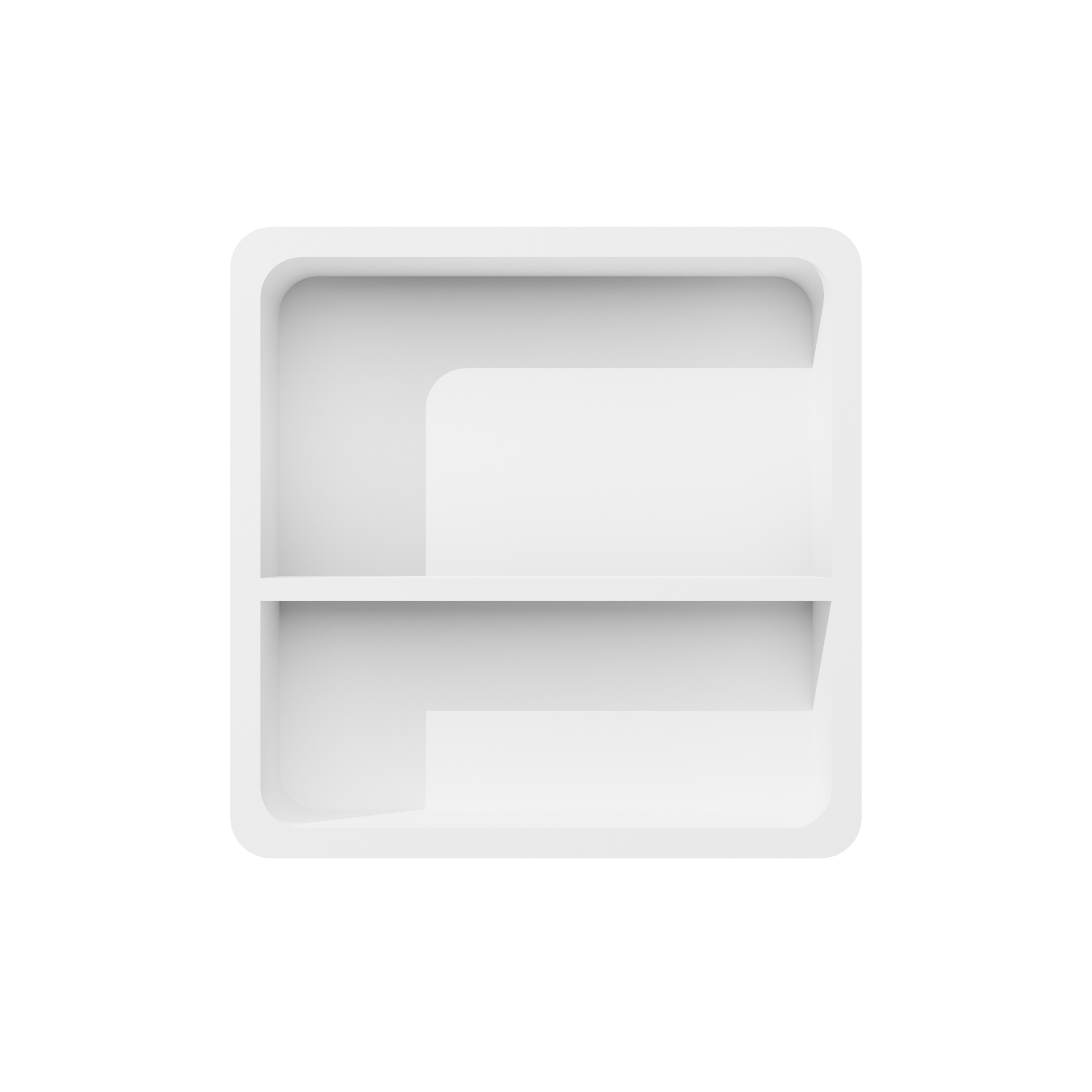 White Tray Multifunctional Organizer for Home and Office