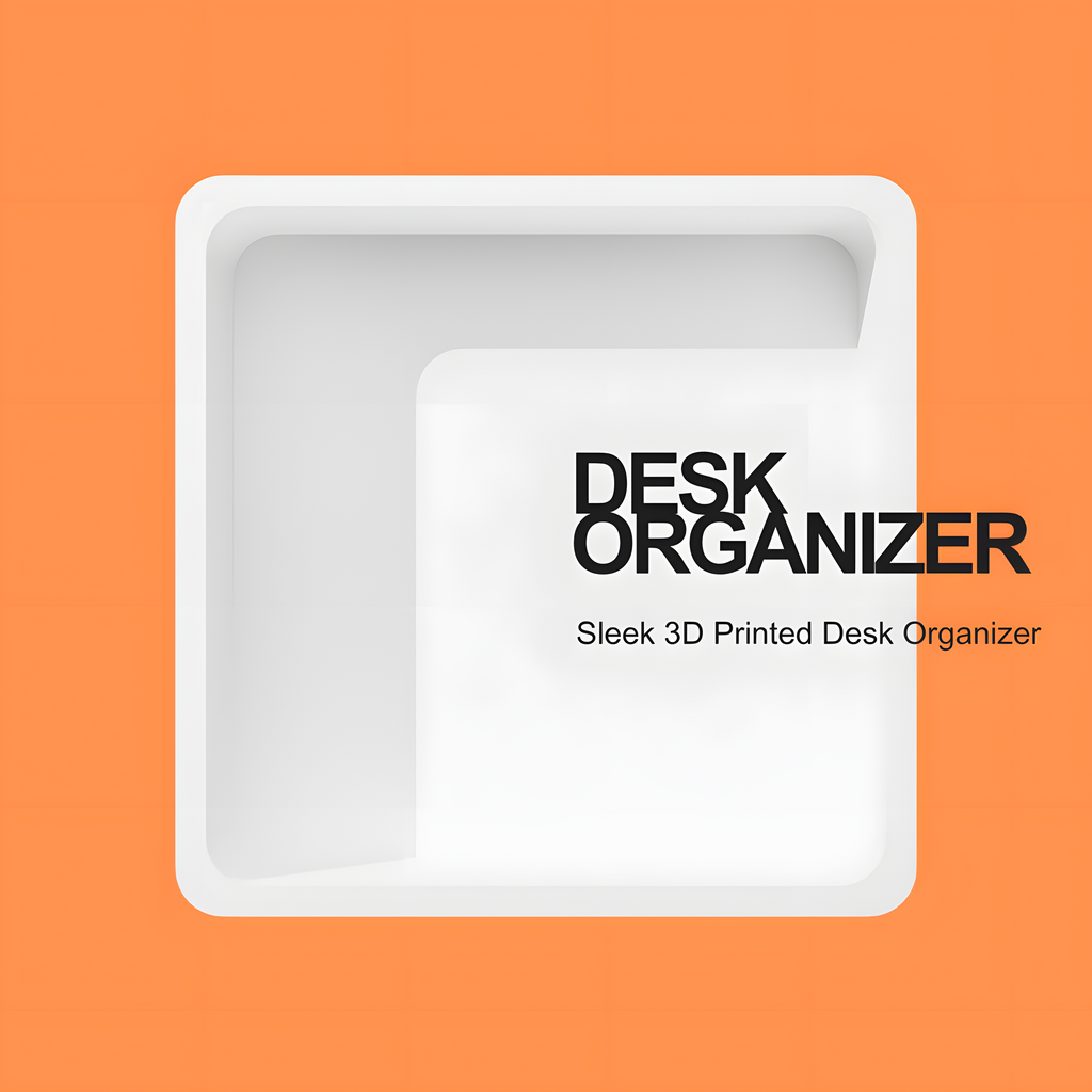 White Tray Multifunctional Desk Organizer