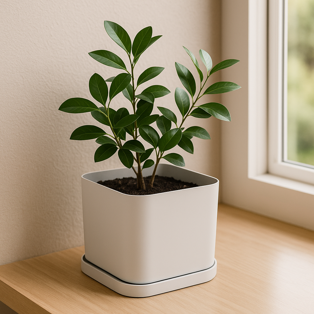 3D Printed Square Planter with Tray