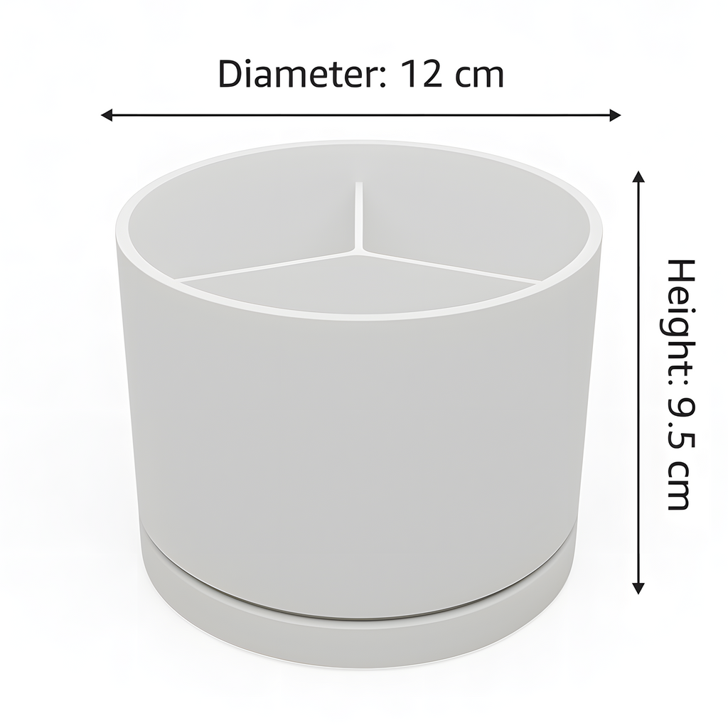 Round Desk Organizer for Study & Office Table