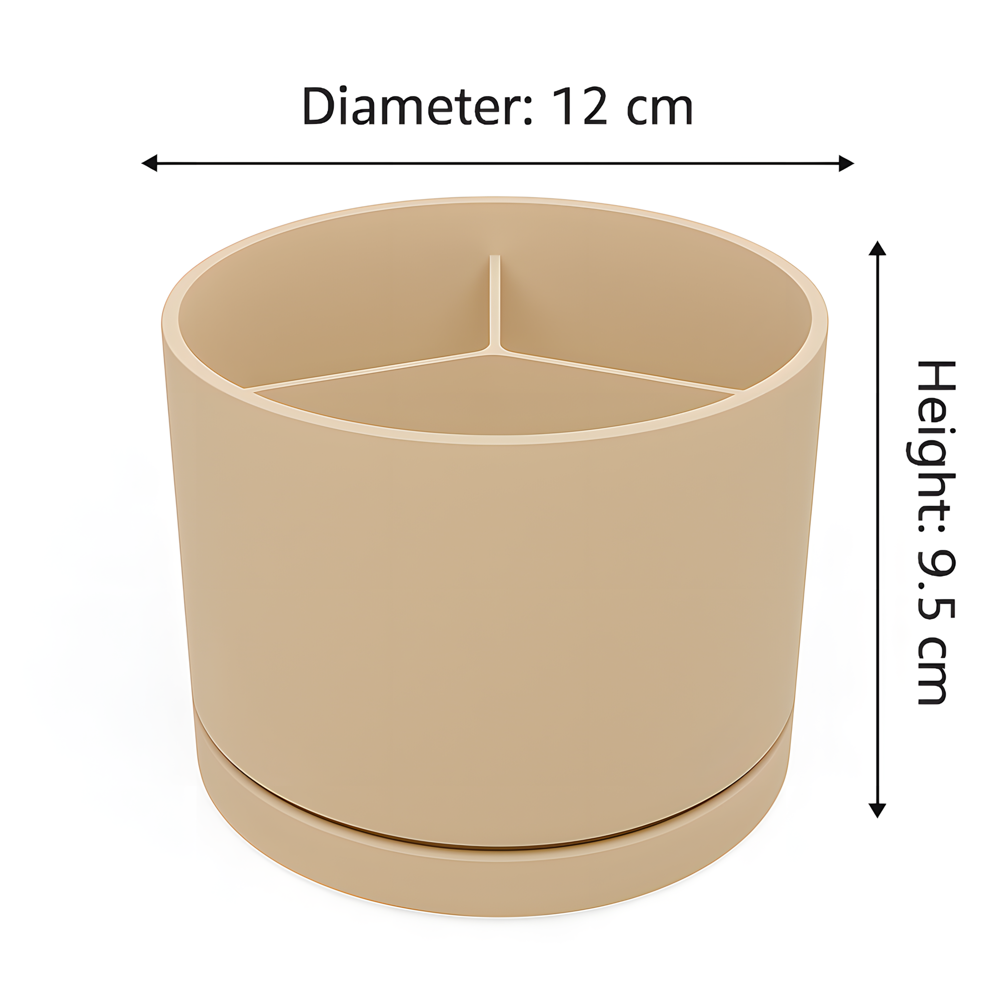 Round Desk Organizer for Study & Office Table