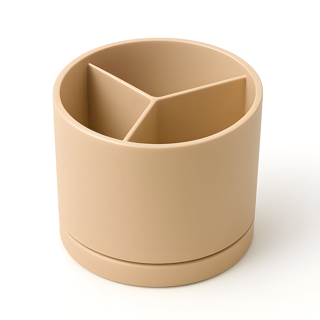 Round Desk Organizer for Study & Office Table