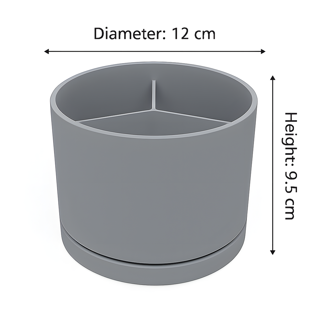 Round Desk Organizer for Study & Office Table
