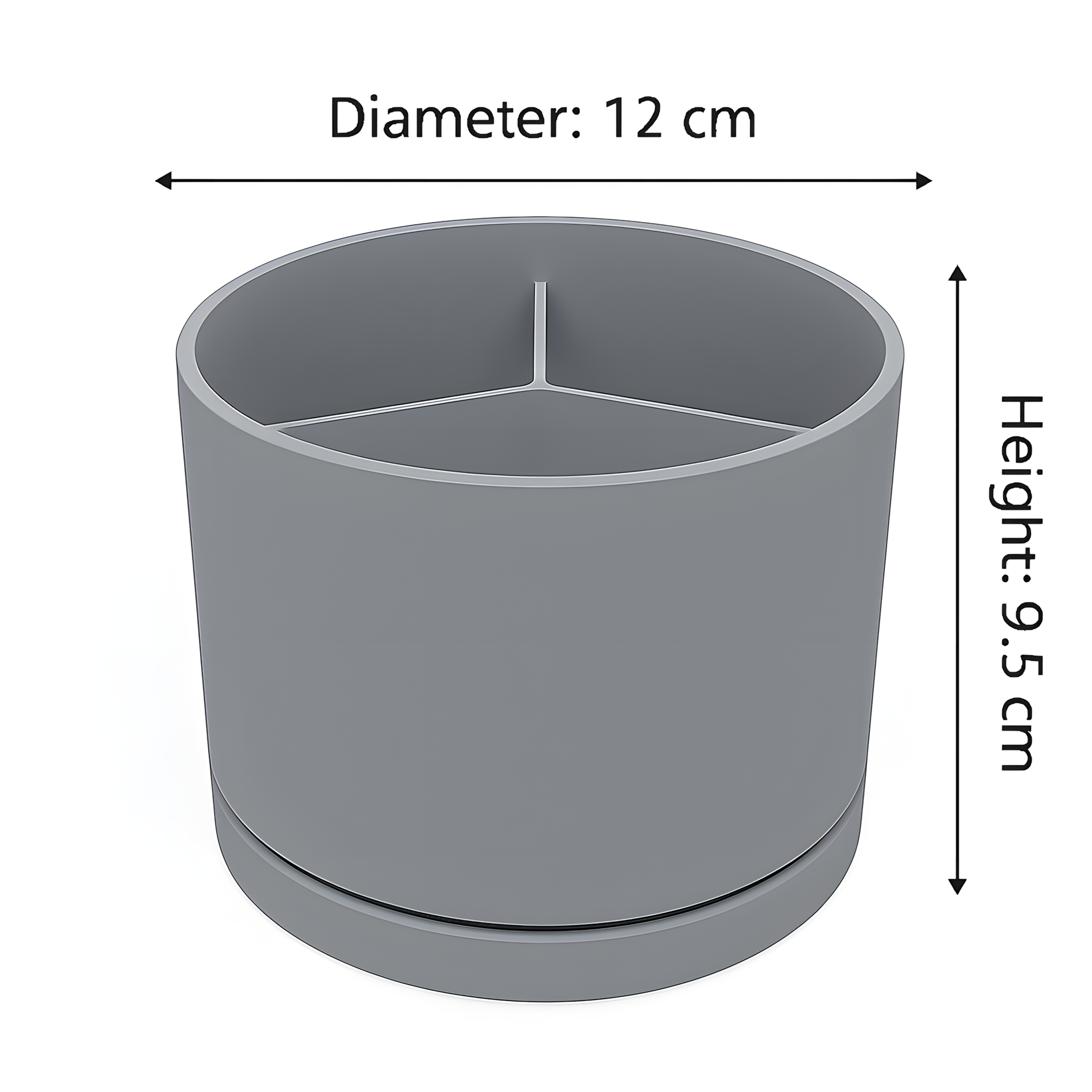 Round Desk Organizer for Study & Office Table
