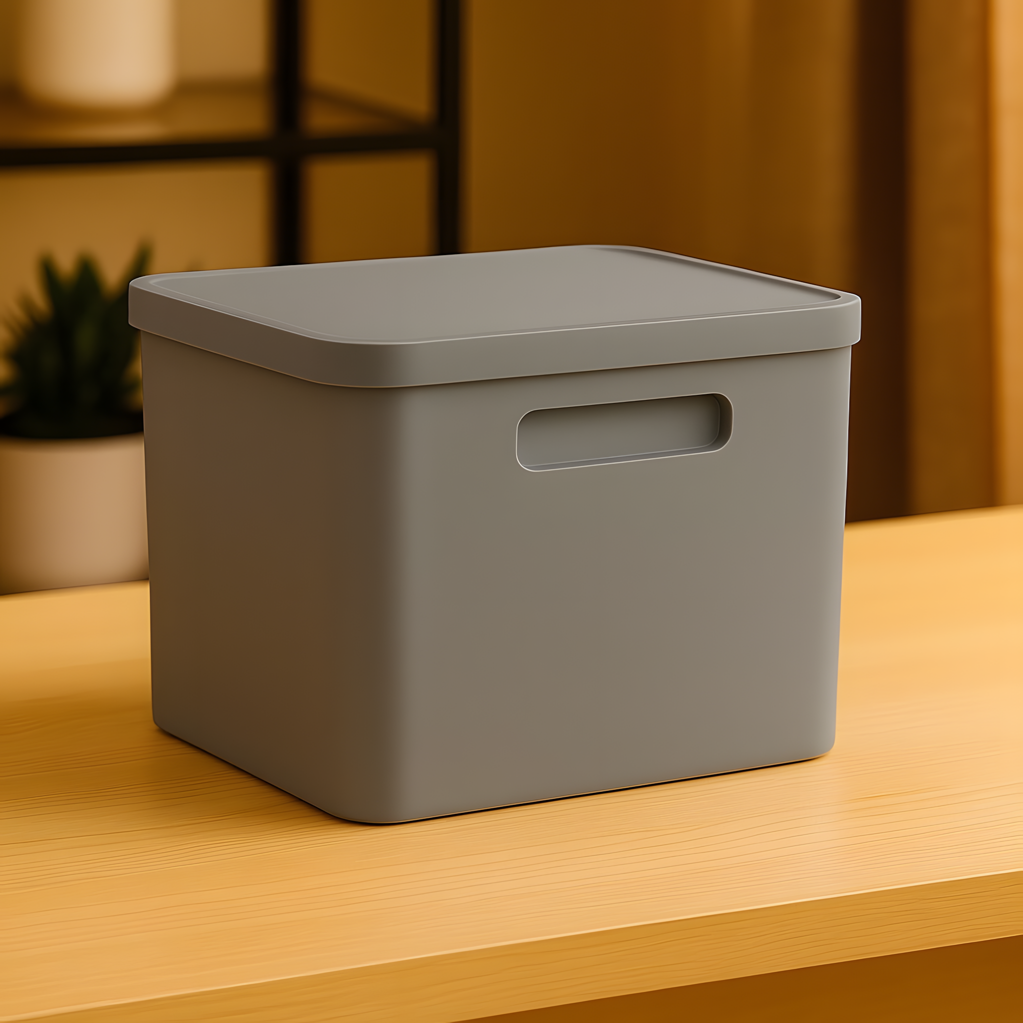 Stackable Storage Box with Lid