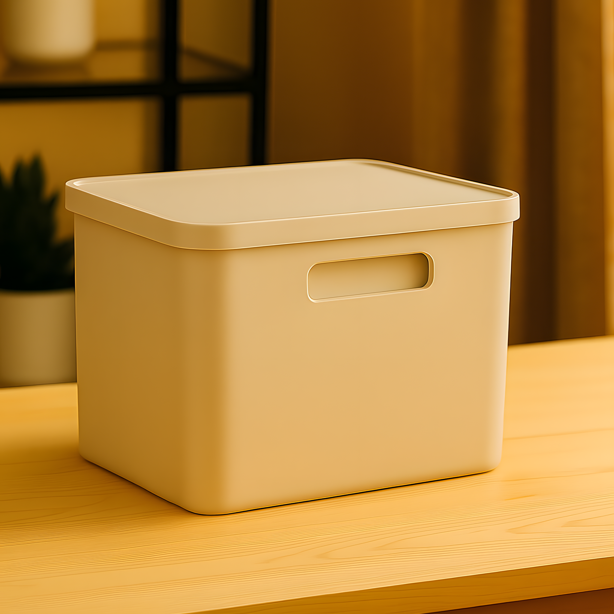 Stackable Storage Box with Lid