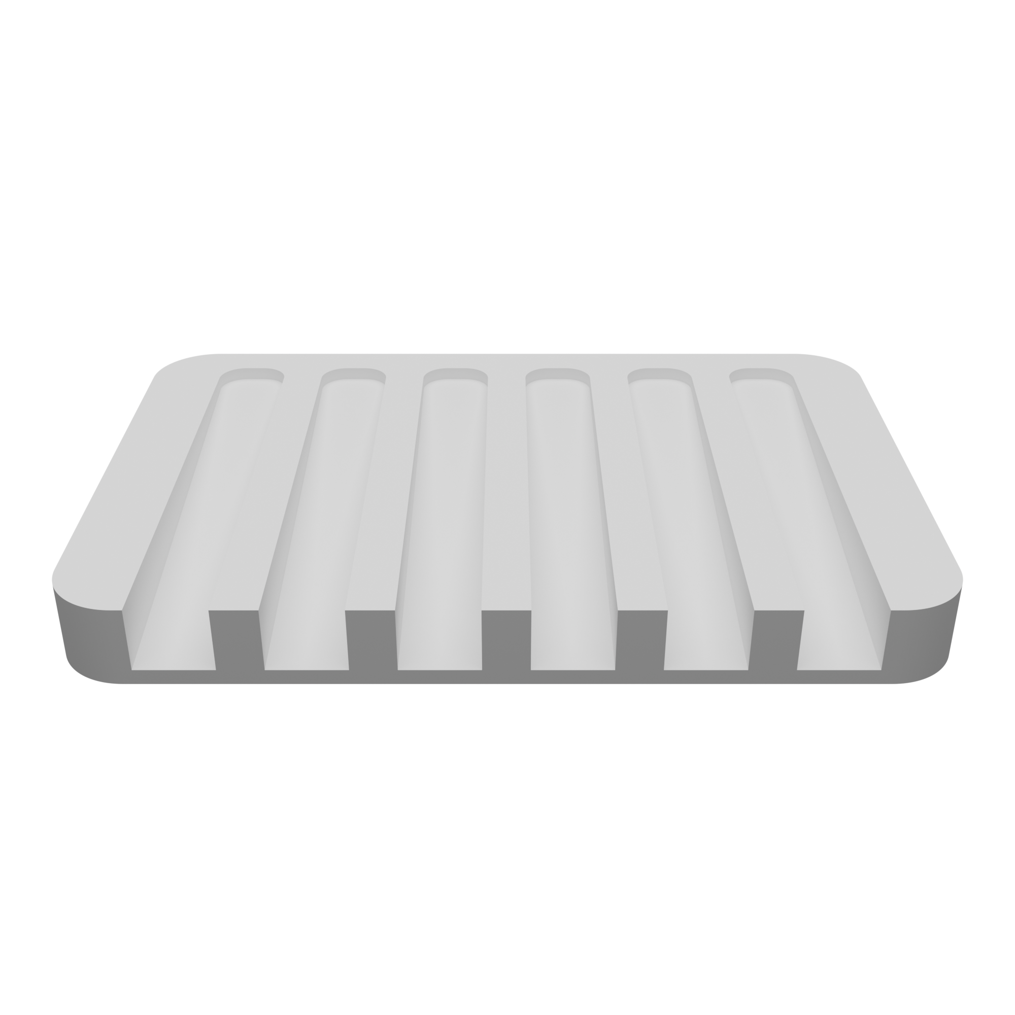 Plastic Soap Holder Dish with Drainage Grooves