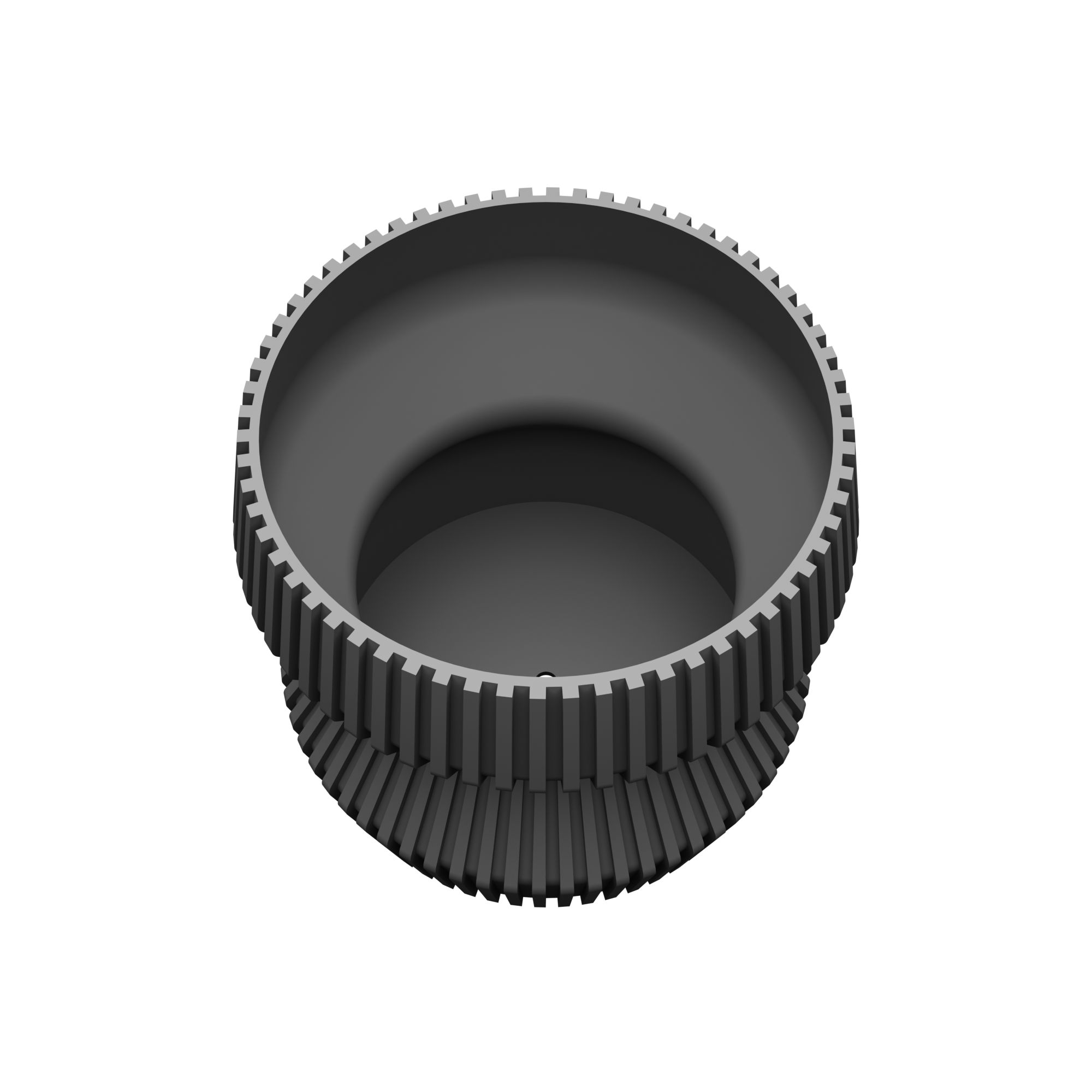 Modern 3D Printed Geometric Planter Pot with Drainage Hole | 13.5 cm Indoor Plant Pot