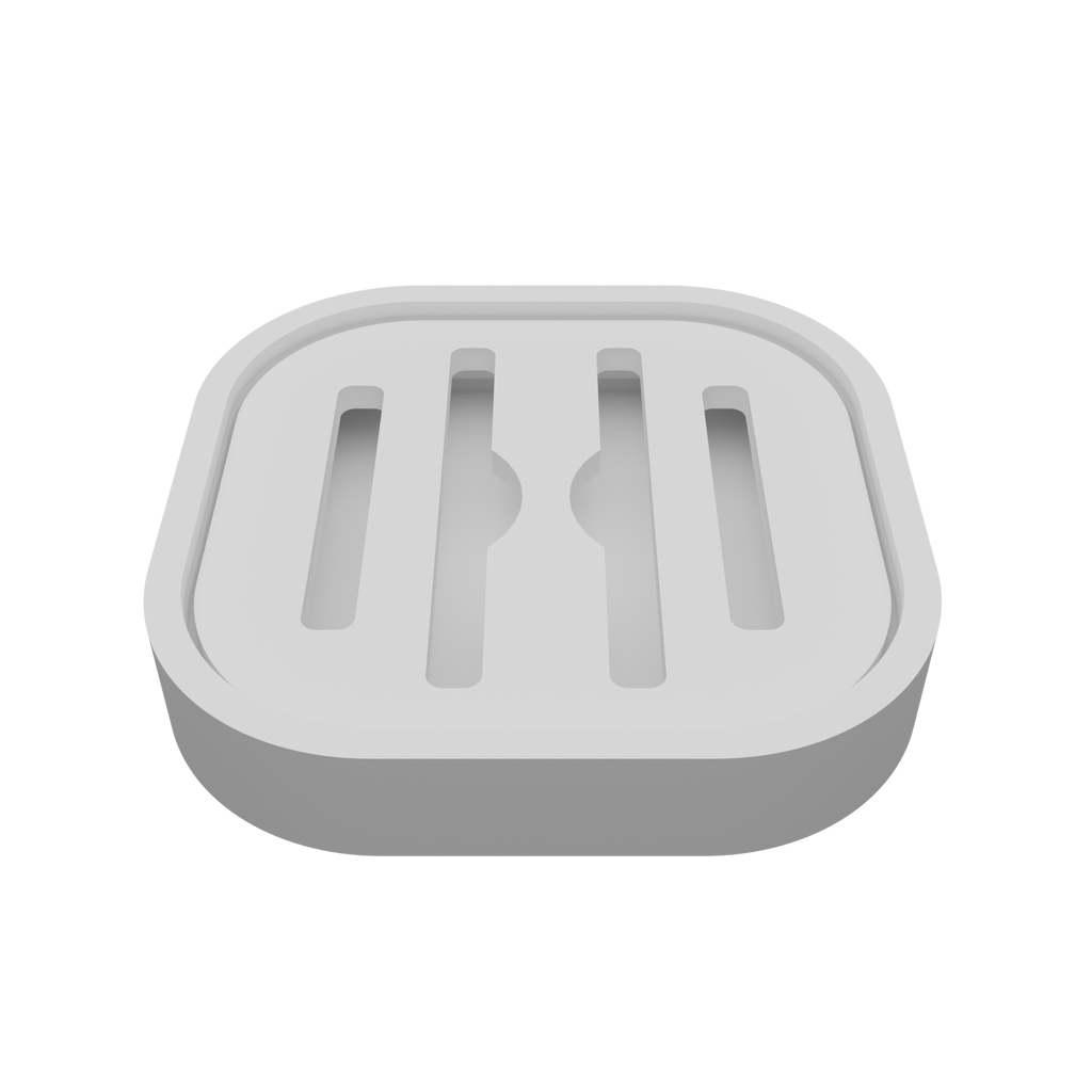 Modern Soap Holder for Bathroom – Self Draining Soap Dish with Removable Tray