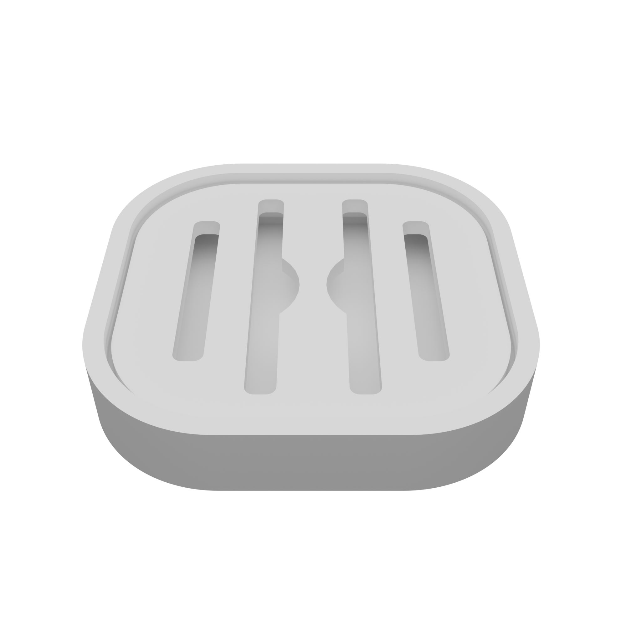 Modern Soap Holder for Bathroom – Self Draining Soap Dish with Removable Tray