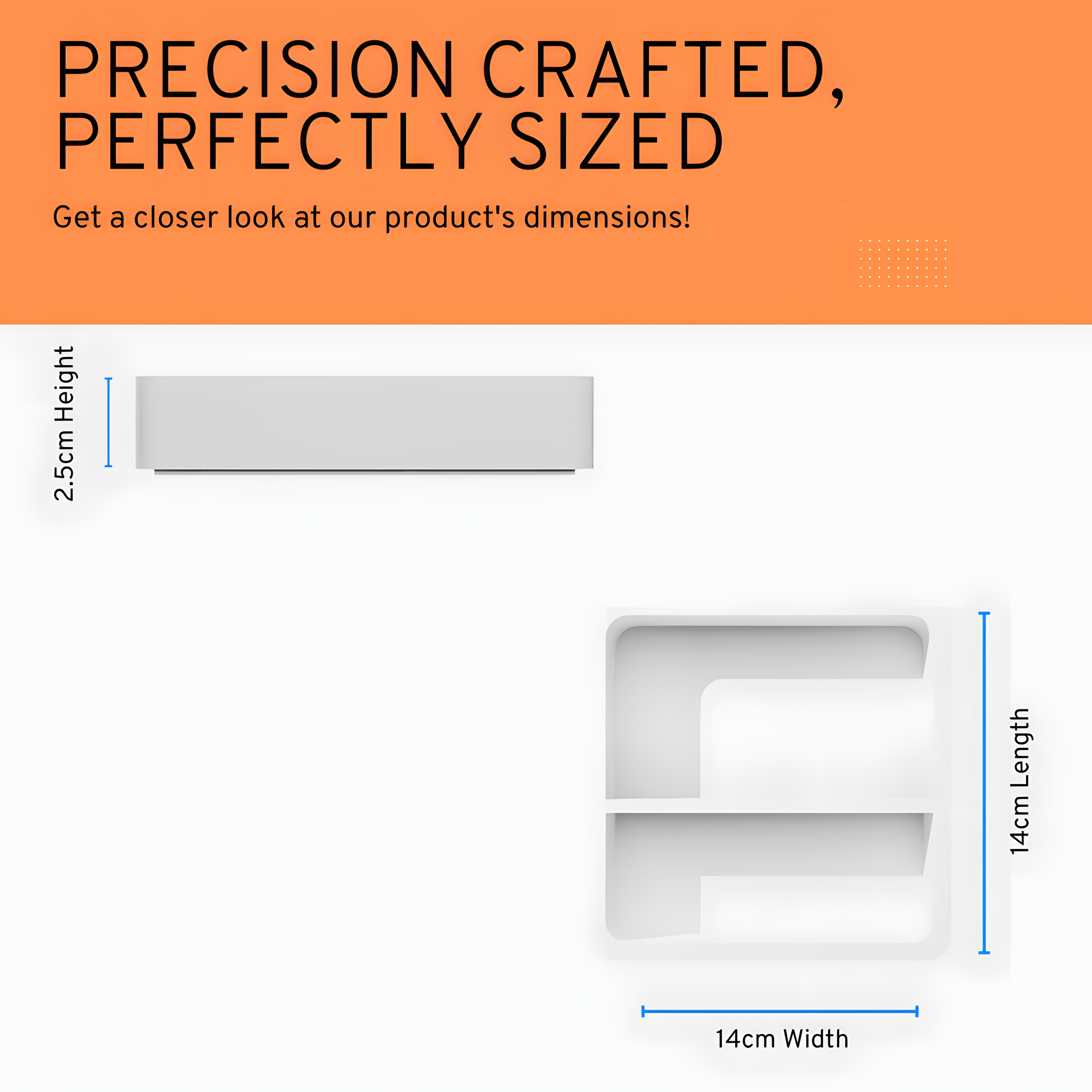 White Tray Multifunctional Organizer for Home and Office