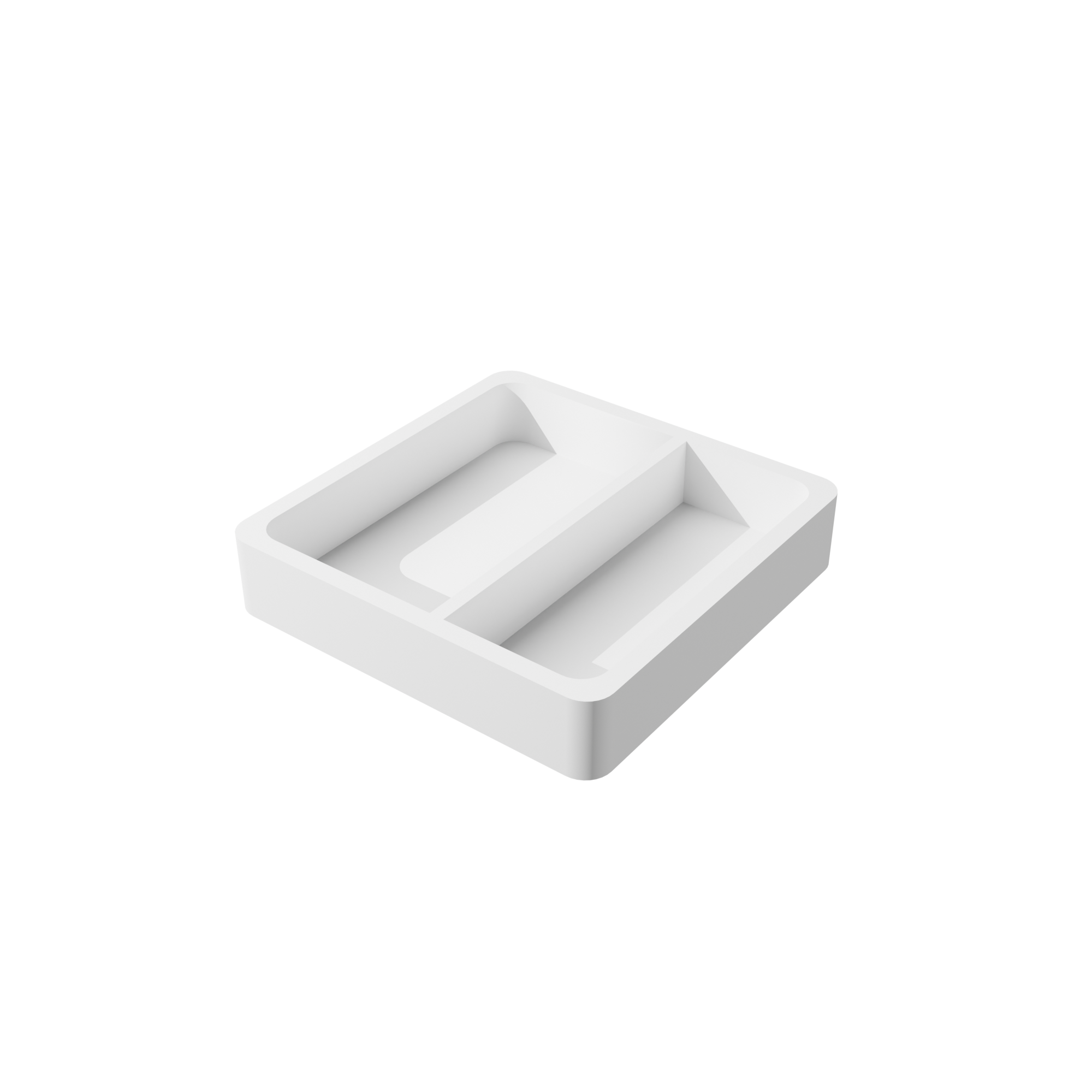White Tray Multifunctional Organizer for Home and Office