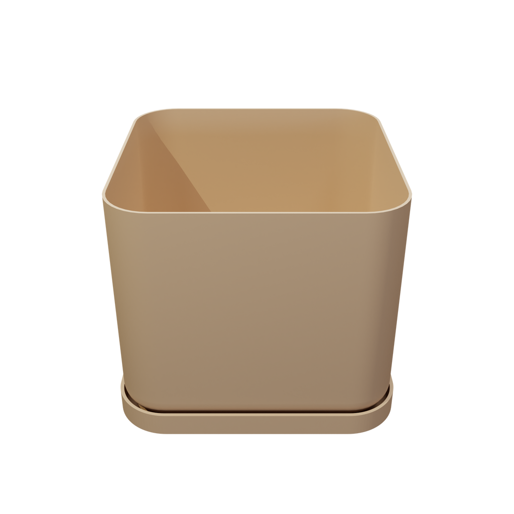 3D Printed Square Planter with Tray