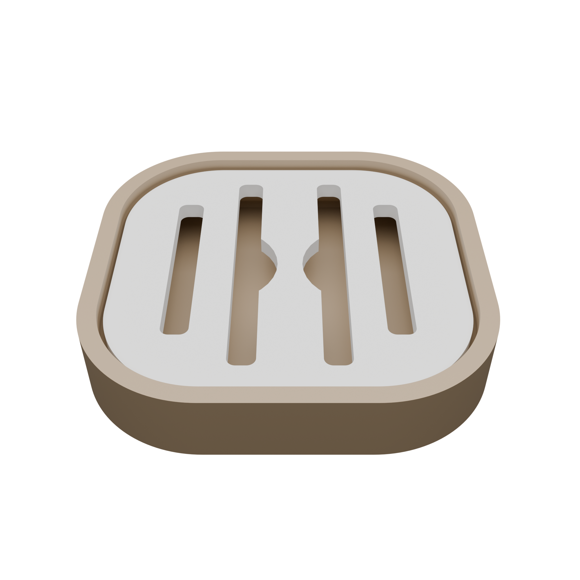 Modern Soap Holder for Bathroom – Self Draining Soap Dish with Removable Tray