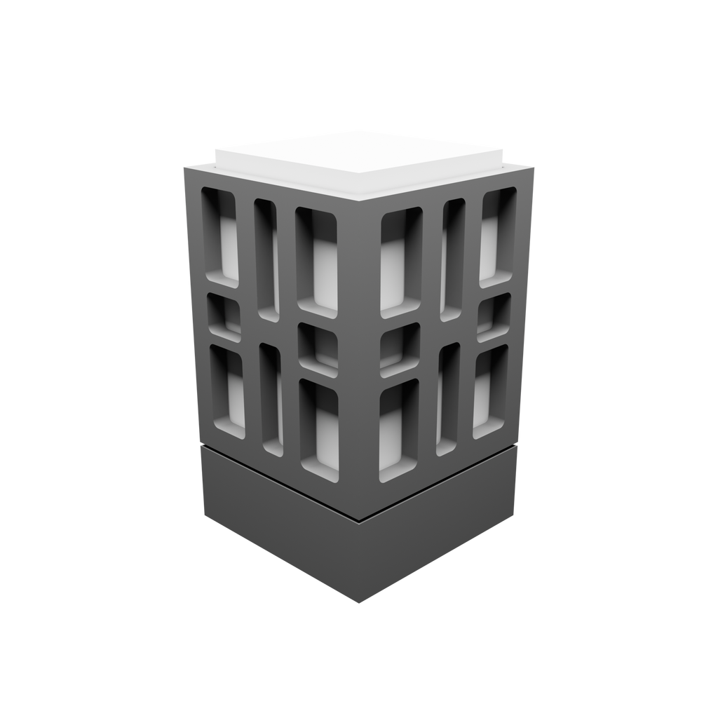 Modern Geometric Cutwork Table Lamp for Home Décor