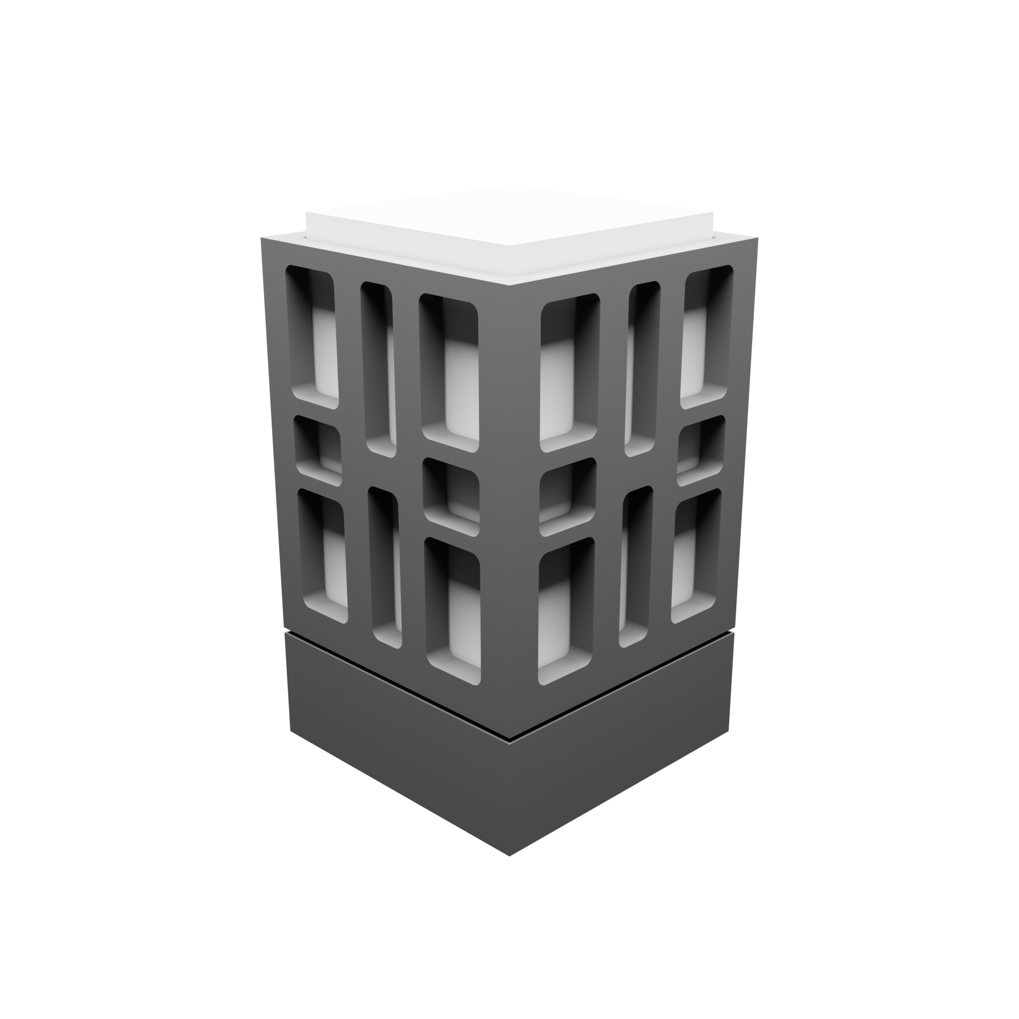 Modern Geometric Cutwork Table Lamp for Home Décor