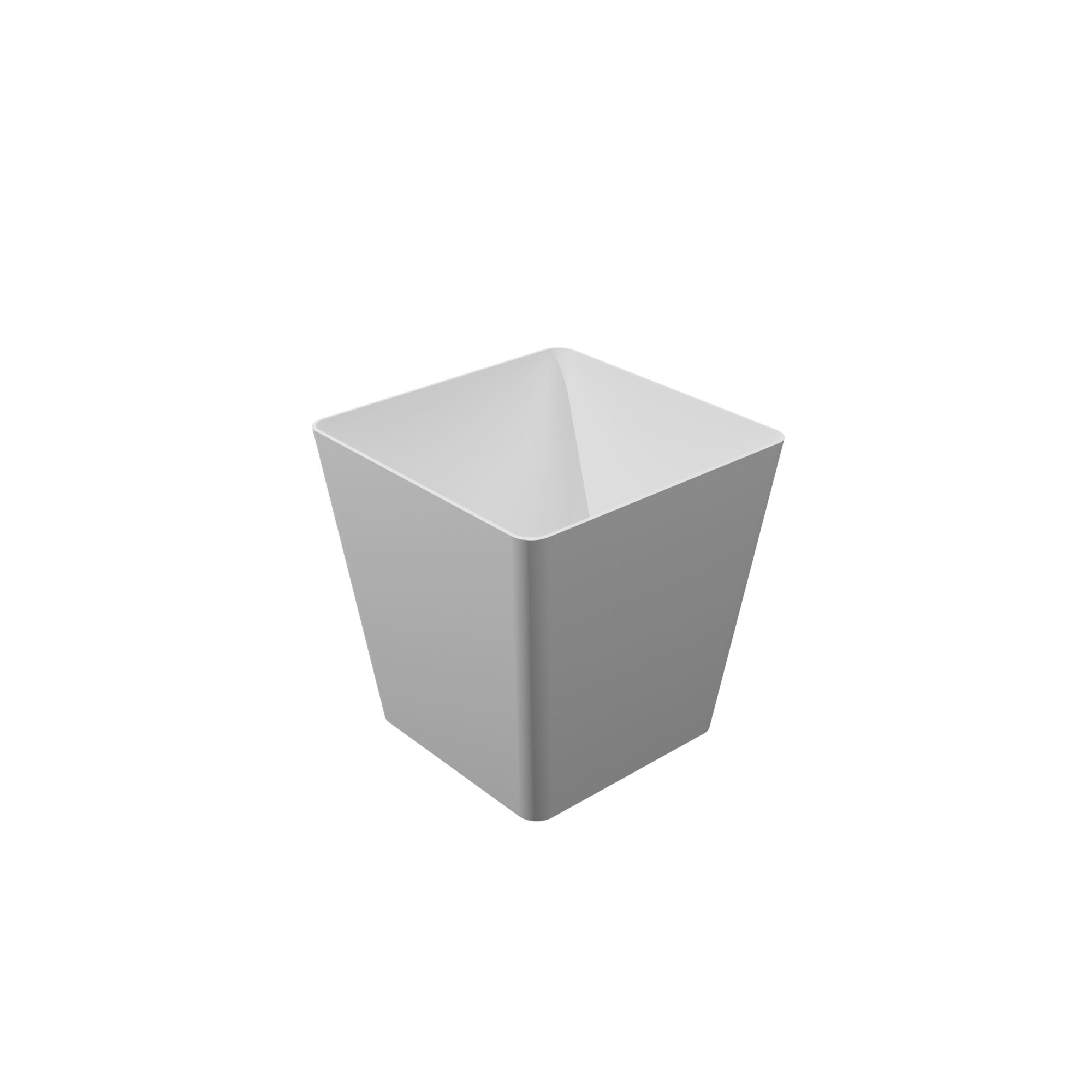 Mini Office Desk Dustbin - Compact 3D-Printed Trash Can