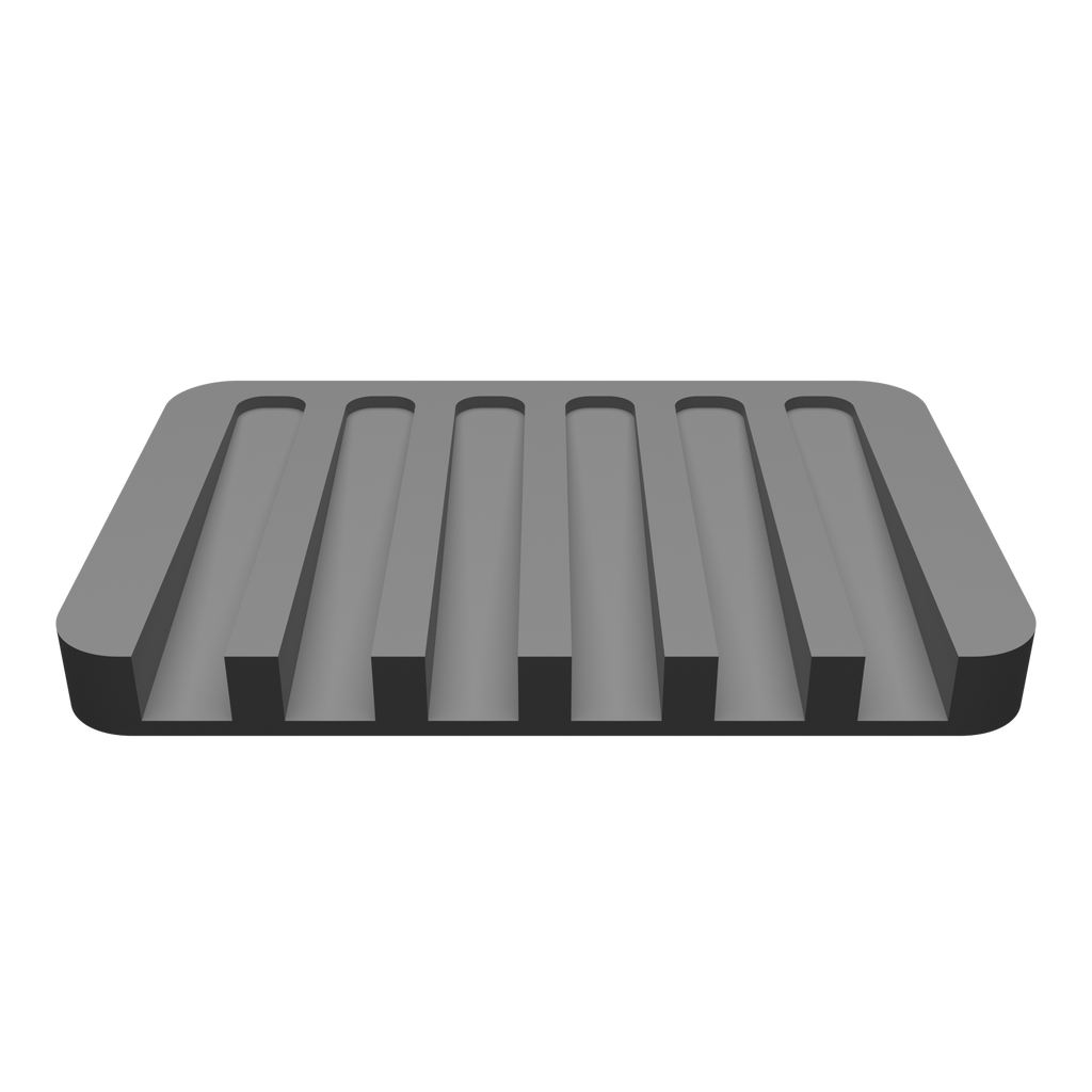 Plastic Soap Holder Dish with Drainage Grooves