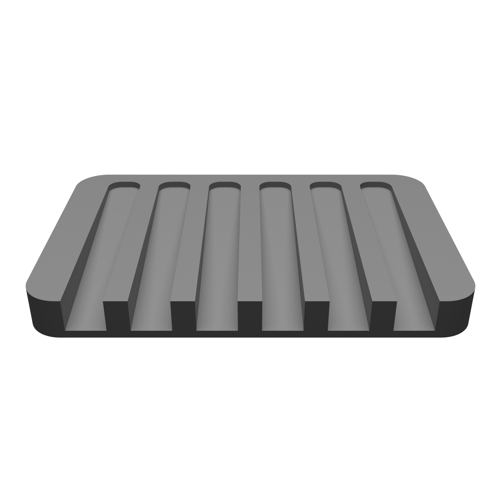 Plastic Soap Holder Dish with Drainage Grooves