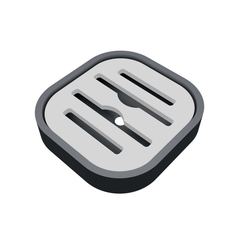 Modern Soap Holder for Bathroom – Self Draining Soap Dish with Removable Tray