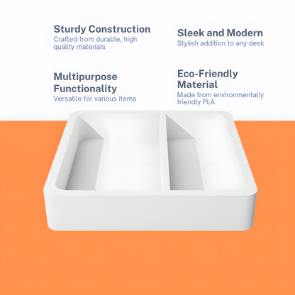 White Tray Multifunctional Organizer