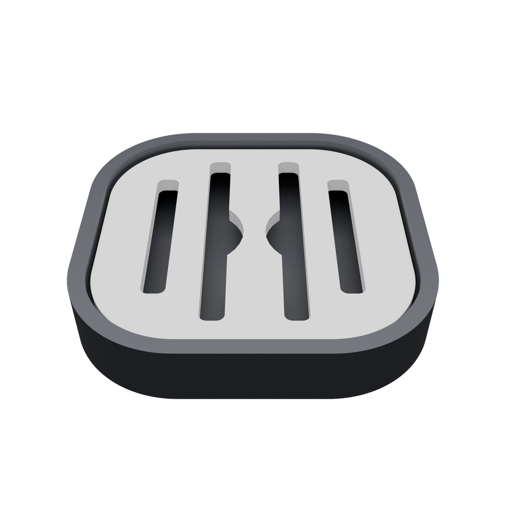 Modern Soap Holder for Bathroom – Self Draining Soap Dish with Removable Tray