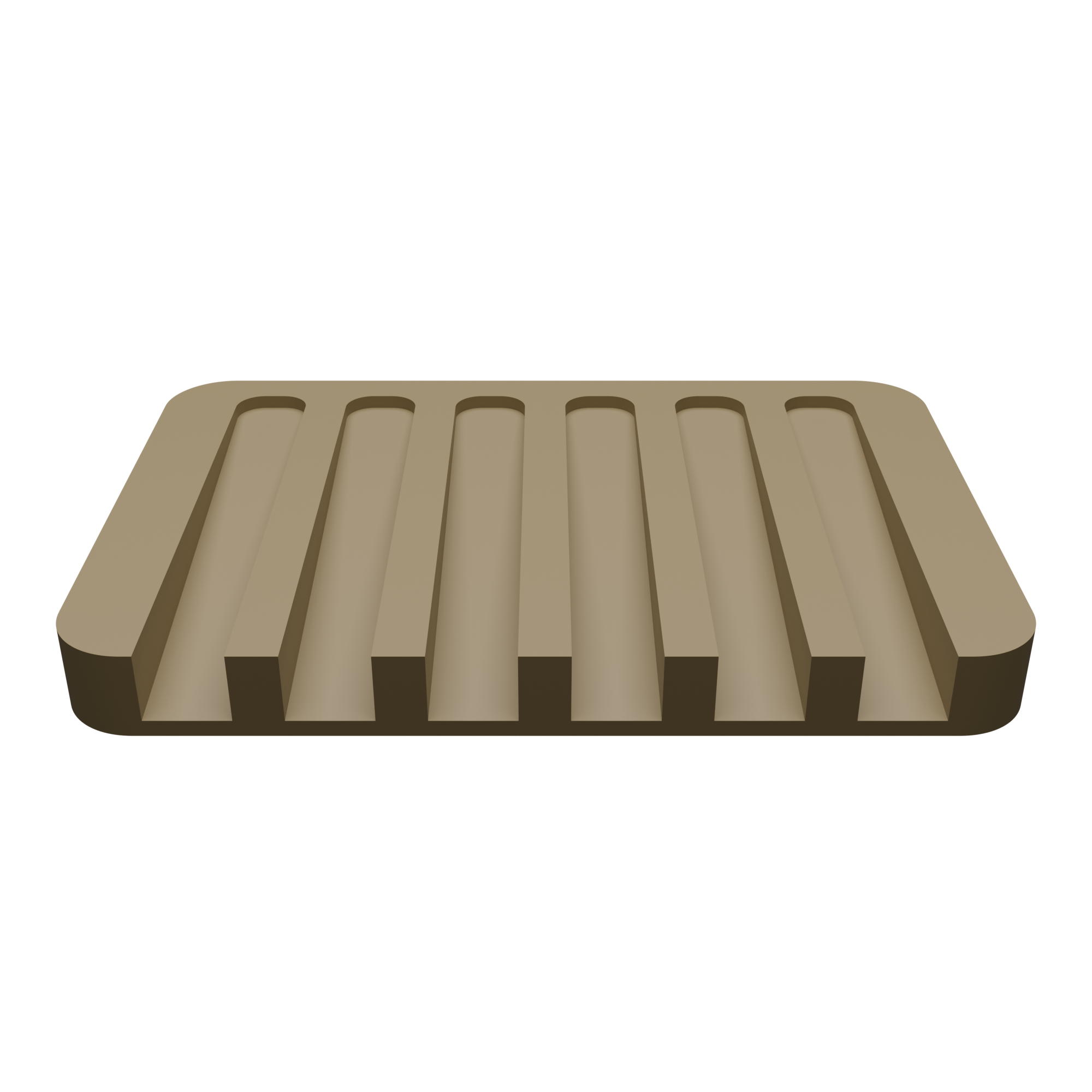 Plastic Soap Holder Dish with Drainage Grooves