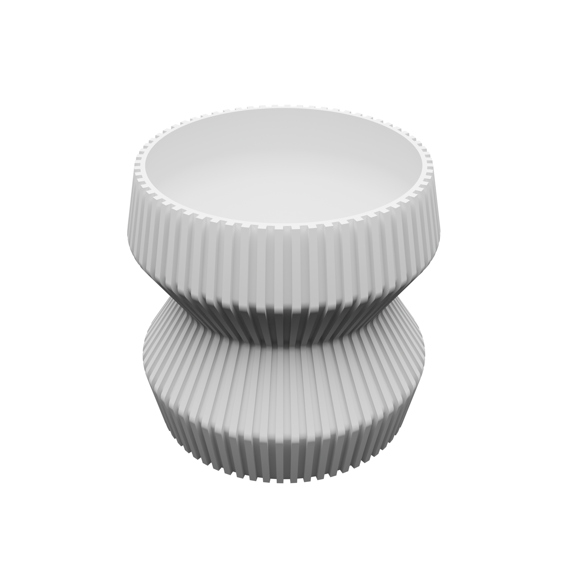 Modern 3D Printed Geometric Planter Pot with Drainage Hole | 13.5 cm Indoor Plant Pot