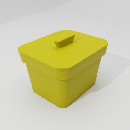 3D-Printed Storage Box with Lid