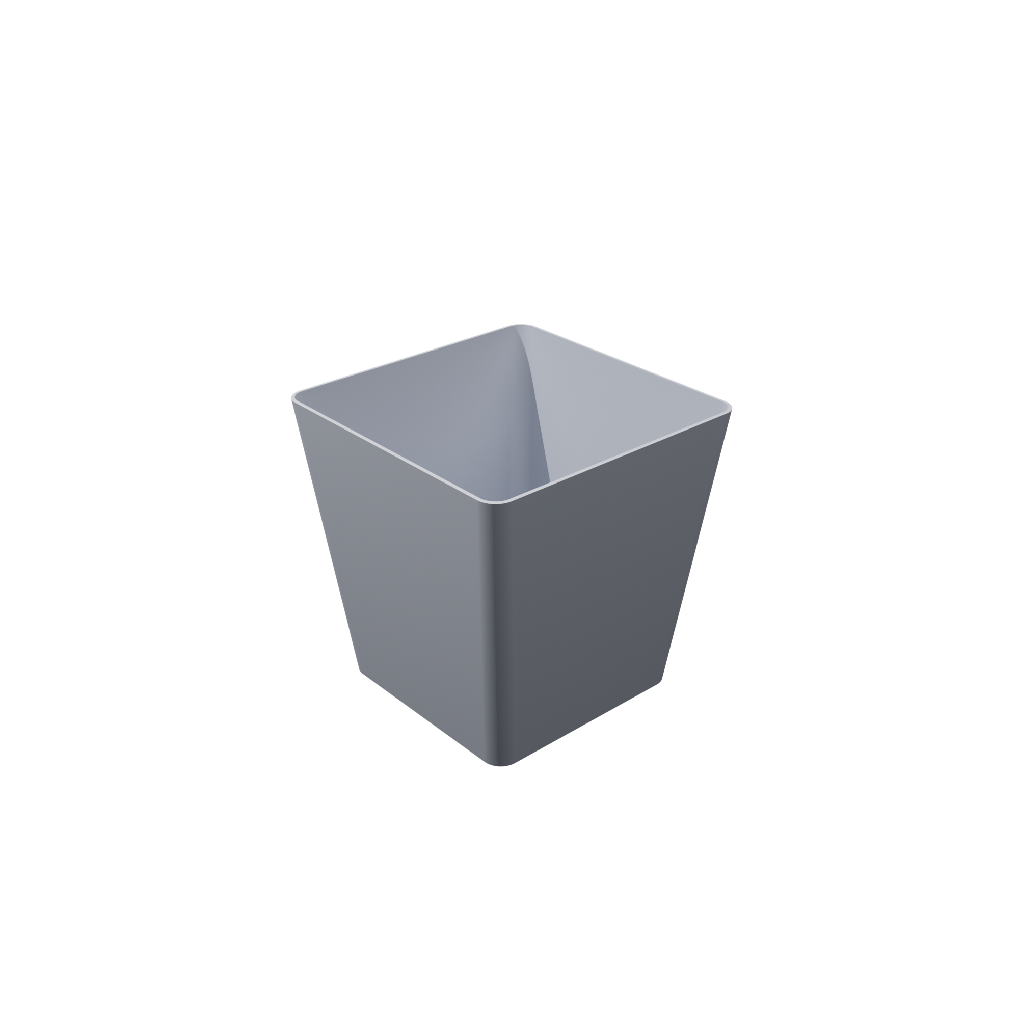 Mini Office Desk Dustbin - Compact 3D-Printed Trash Can