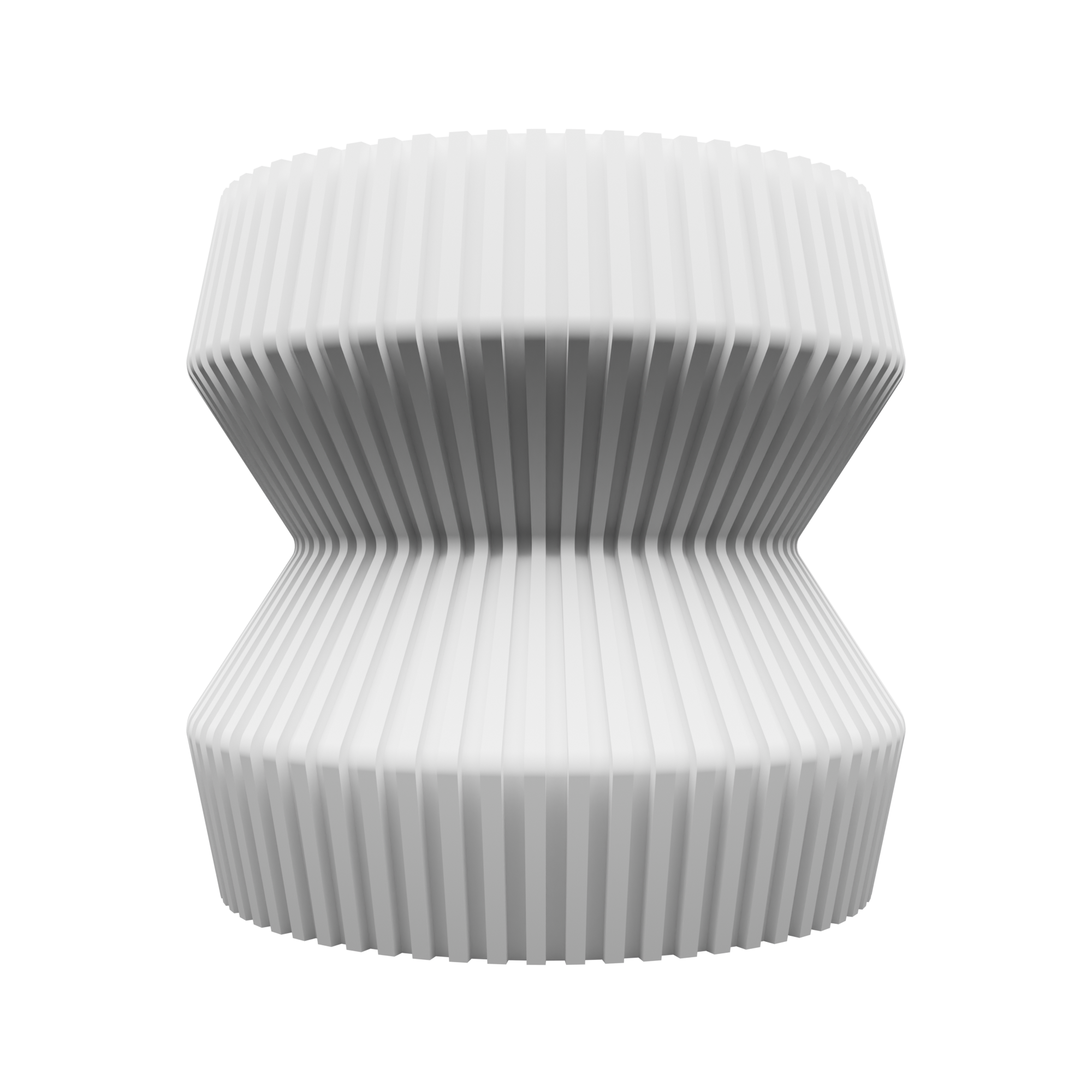 Modern 3D Printed Geometric Planter Pot with Drainage Hole | 13.5 cm Indoor Plant Pot