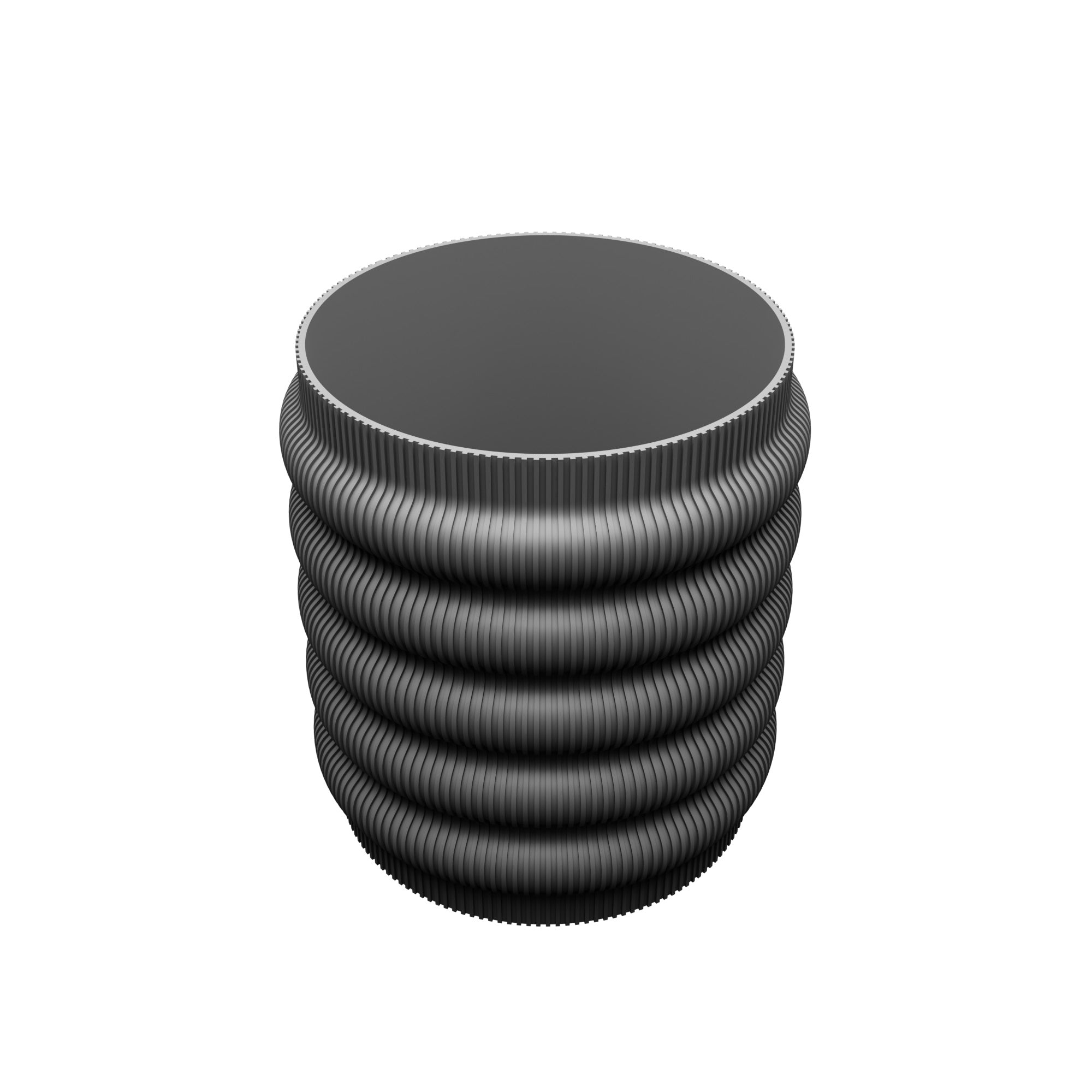 3D Printed Planter with Drainage Hole – 12cm Indoor Plant Pot
