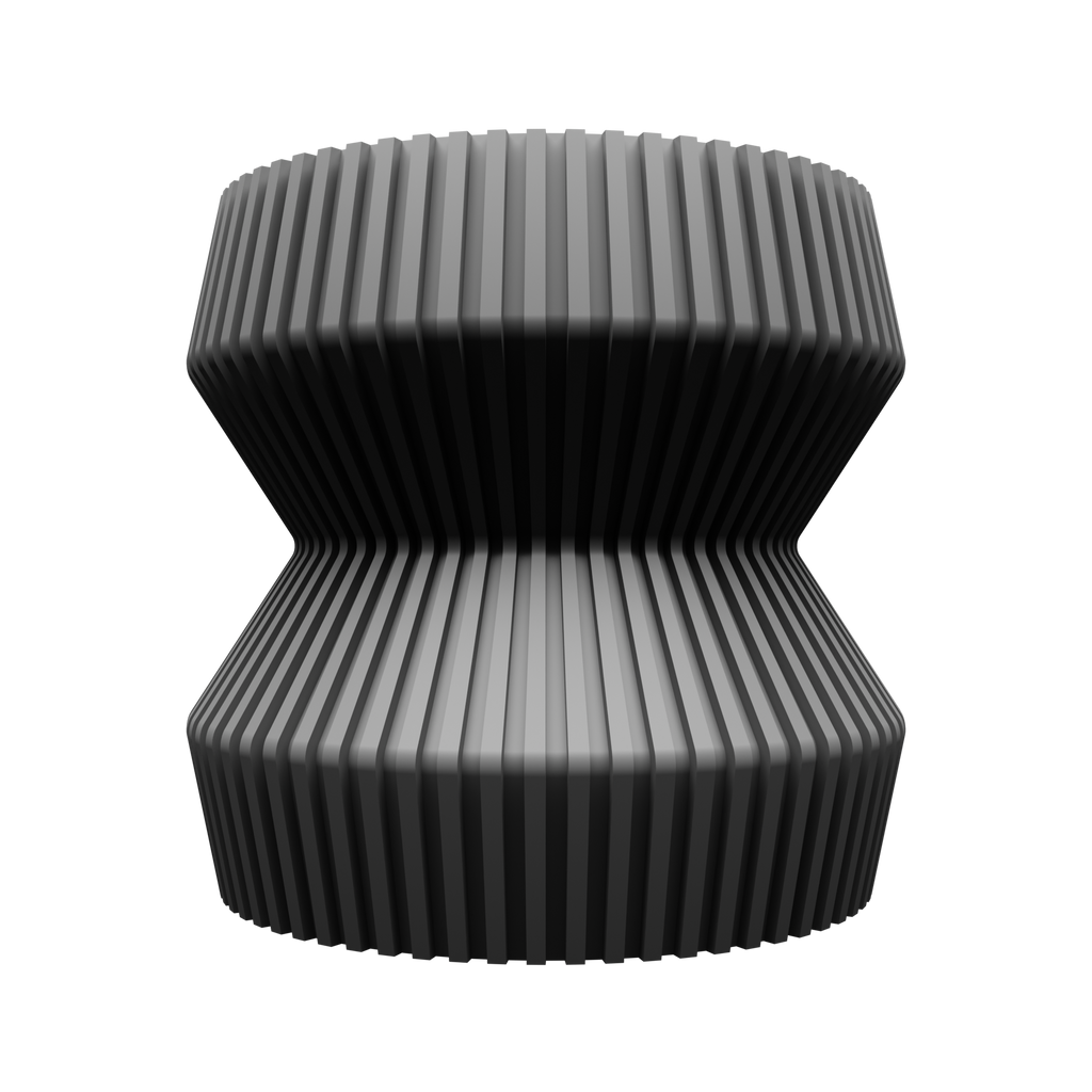 Modern 3D Printed Geometric Planter Pot with Drainage Hole | 13.5 cm Indoor Plant Pot